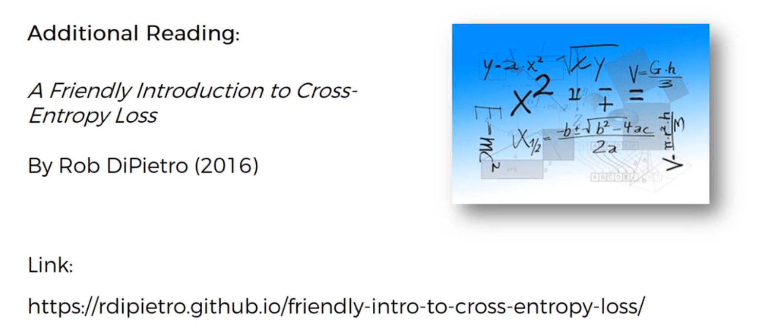 A Friendly Introduction to Cross-Entropy Loss